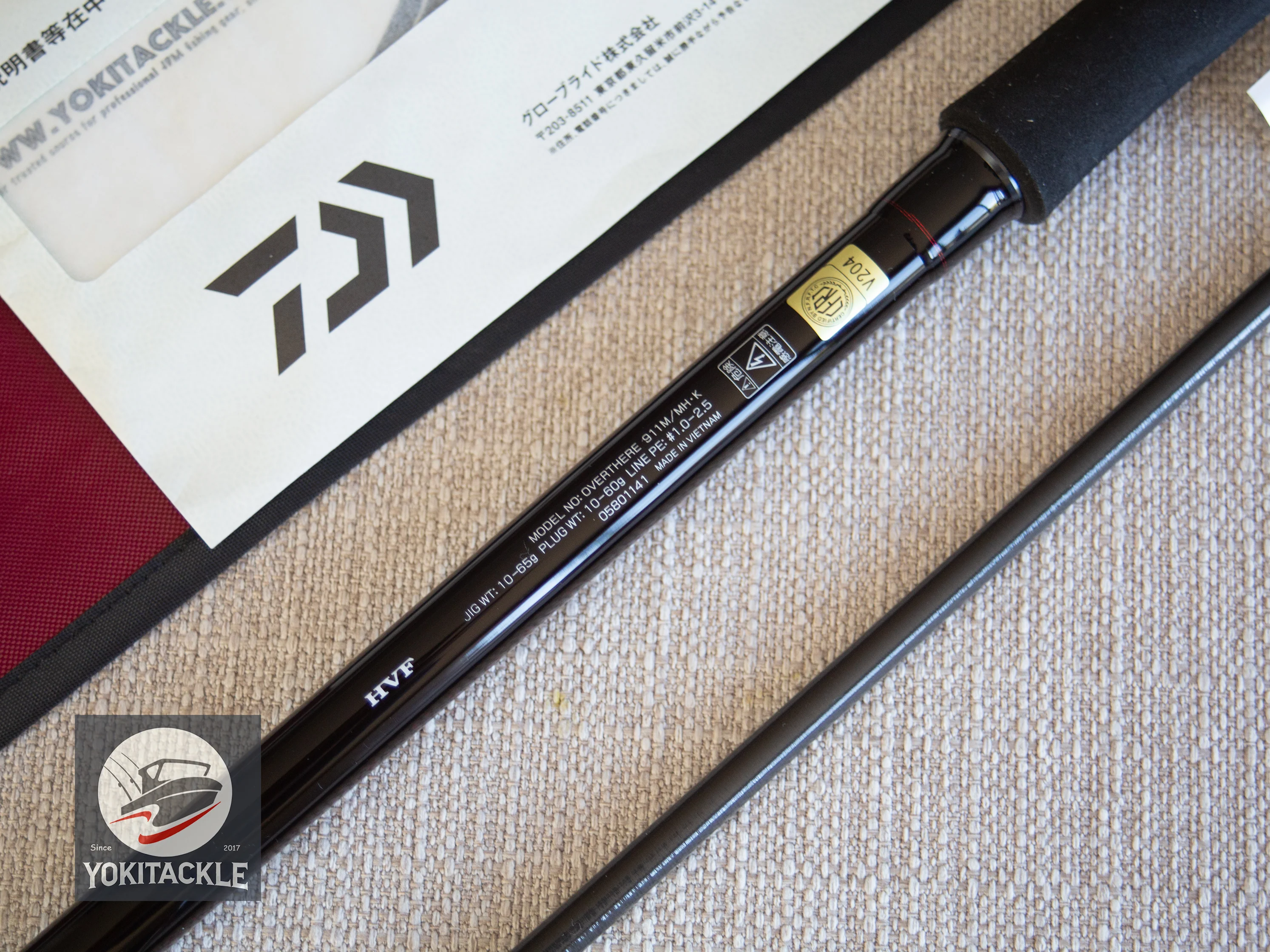Brand New Daiwa OVERTHERE 911M/MH-K Spinning Rod - Image 6