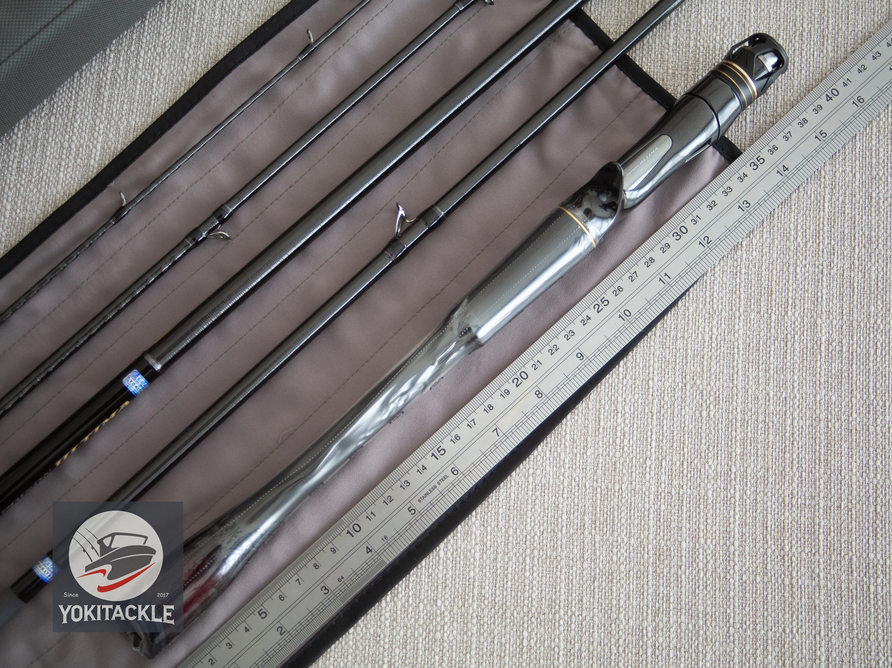 Brand New JACKALL/SHIMANO POISON ULTIMA 174MH+-5 Piece Baitcasting rod - Image 3