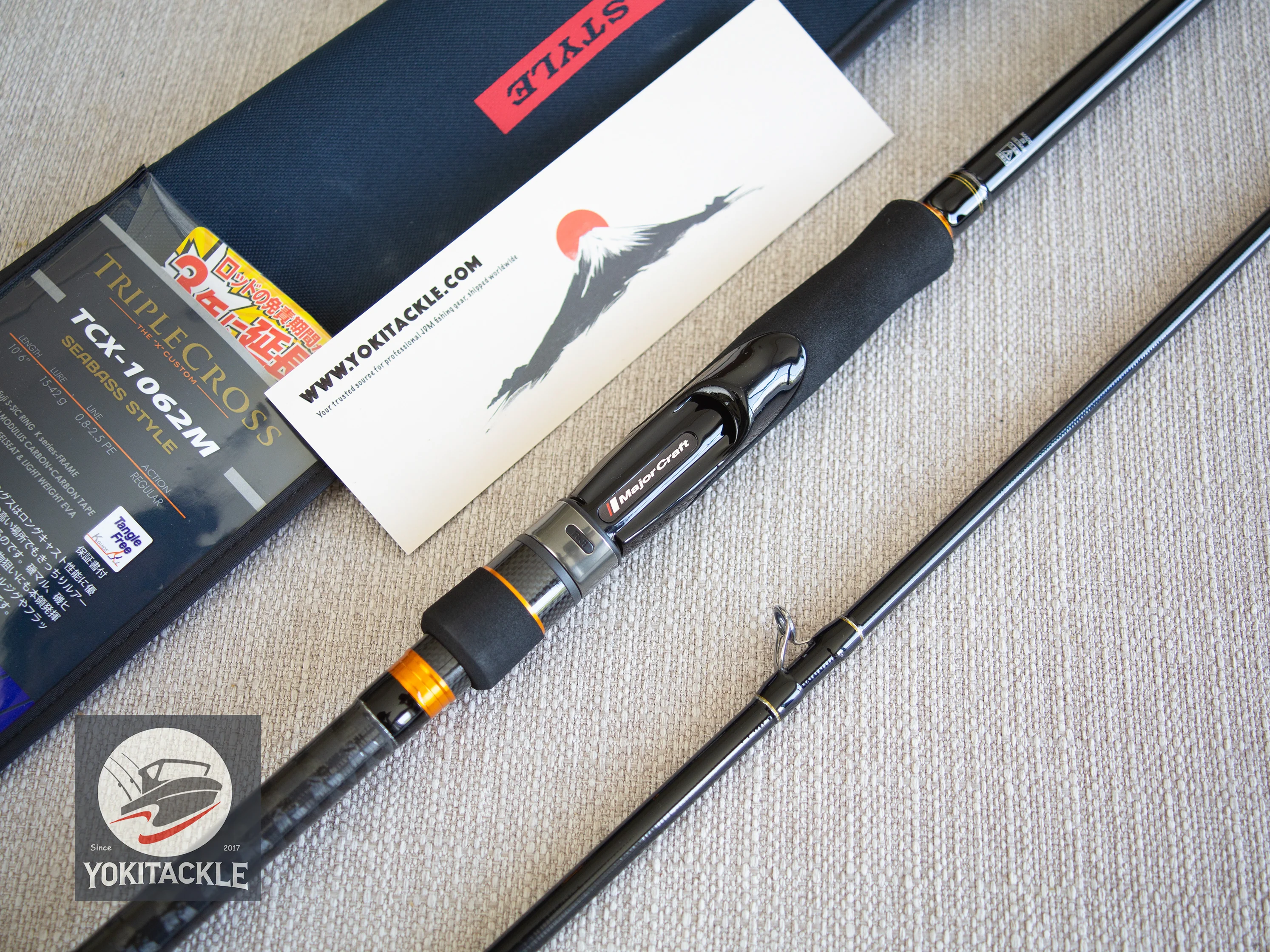 Brand New Major Craft TRIPLE-CROSS SEA BASS TCX-1062M Spinning Rod - Image 3