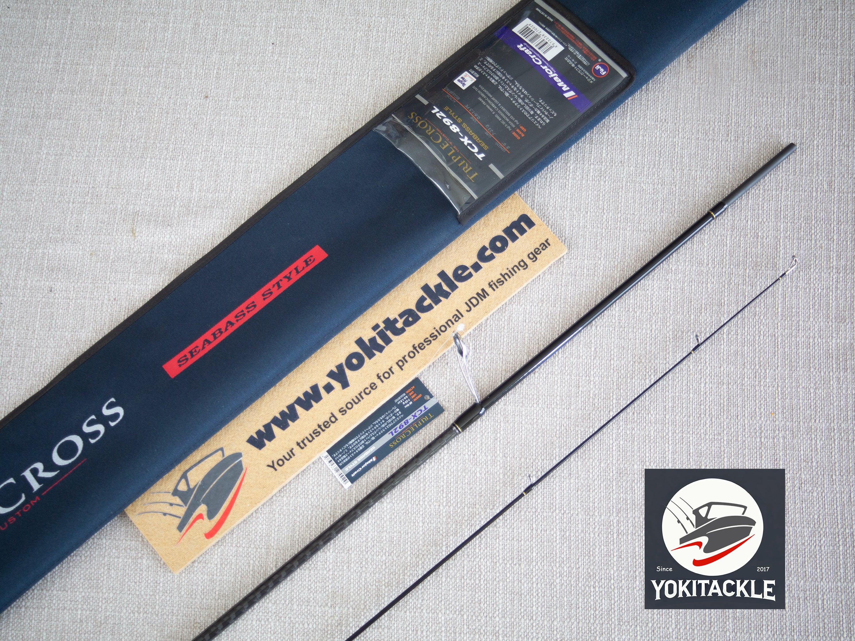 Brand New Major Craft TRIPLE-CROSS SEA BASS TCX-892L Spinning Rod - Image 8