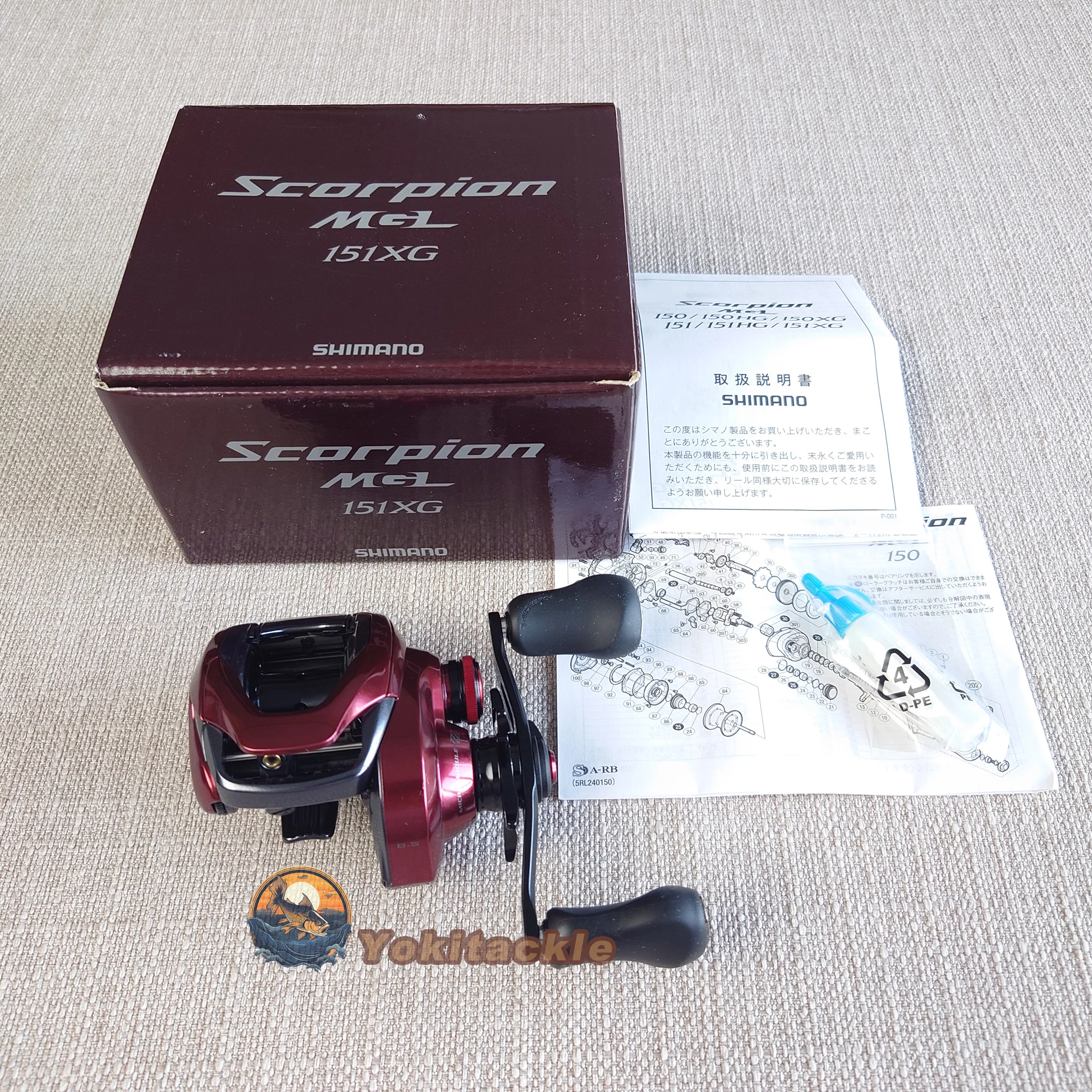 Brand New Shimano 19 Scorpion MGL 151XG Left 8.5:1 Casting Reel