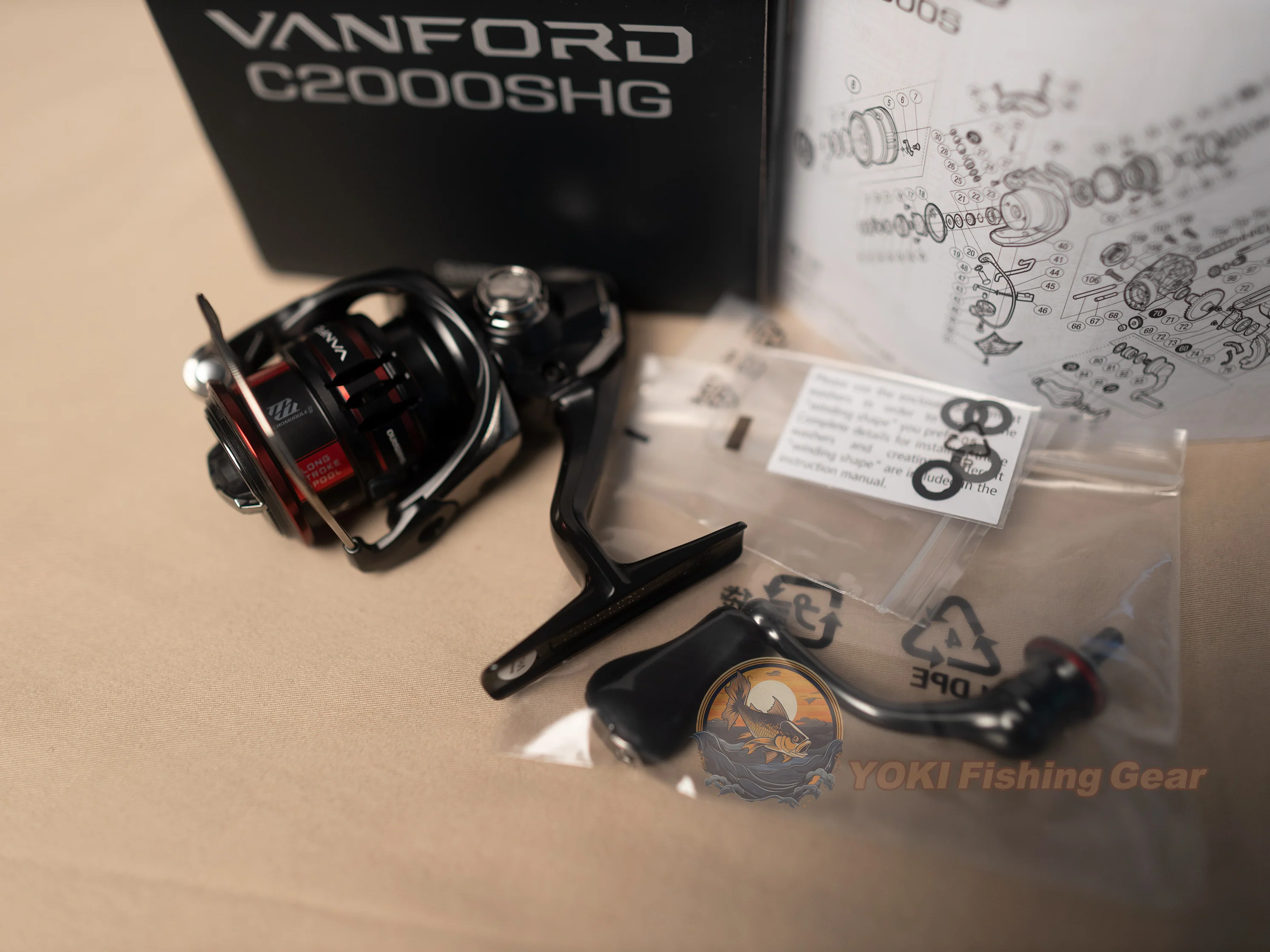 Brand New Shimano 20 VANFORD C2000SHG Spinning Reel - Image 2