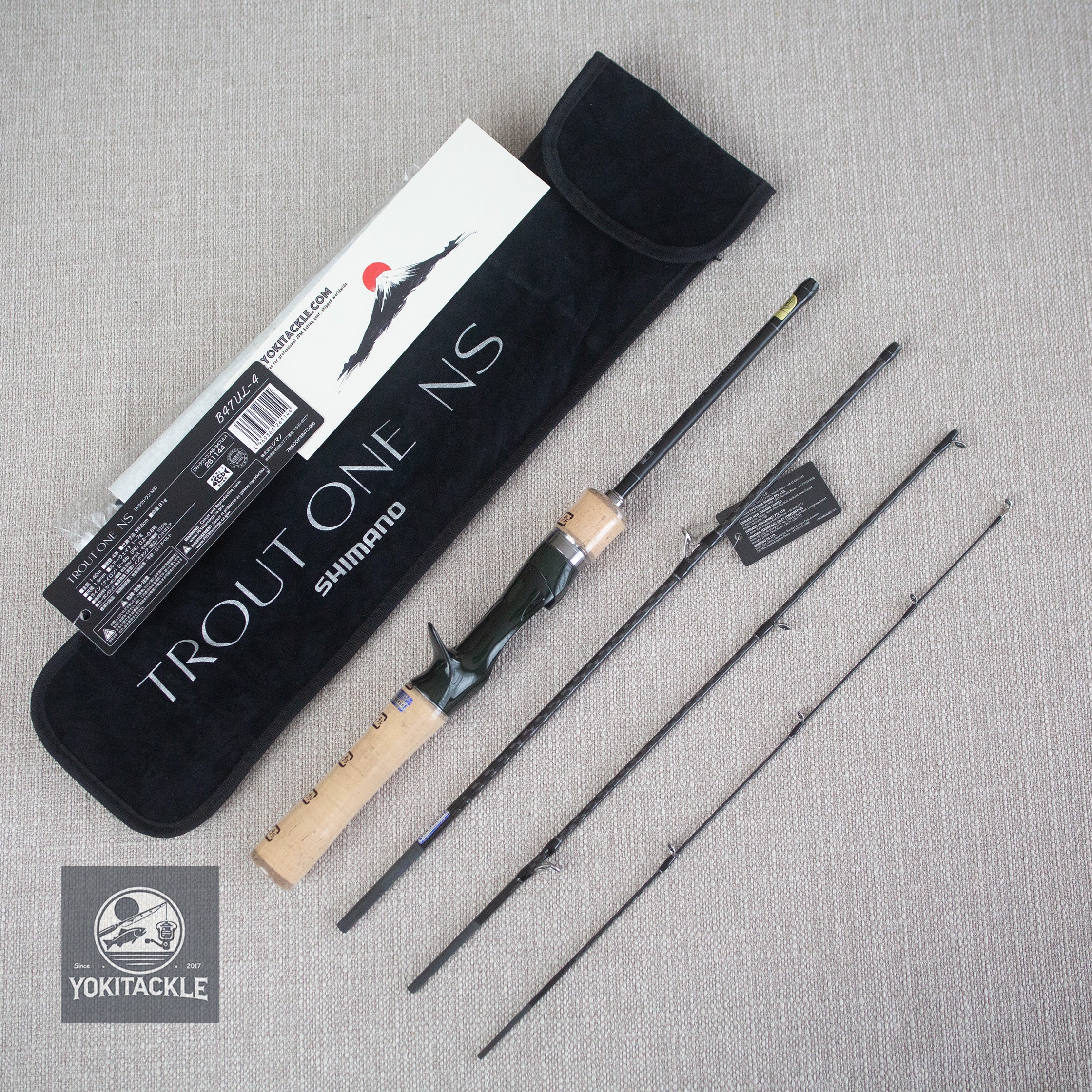 Brand New Shimano 2024 TROUT ONE NS B47UL-4 Baitcasting Rod