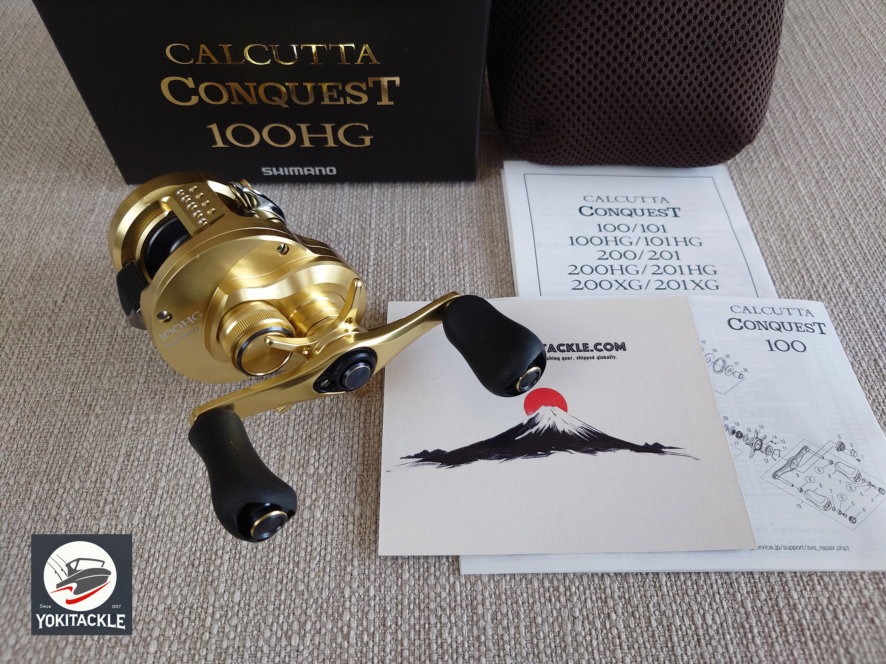 Brand New Shimano 21 CALCUTTA CONQUEST 100HG RIGHT Casting Reel - Image 2