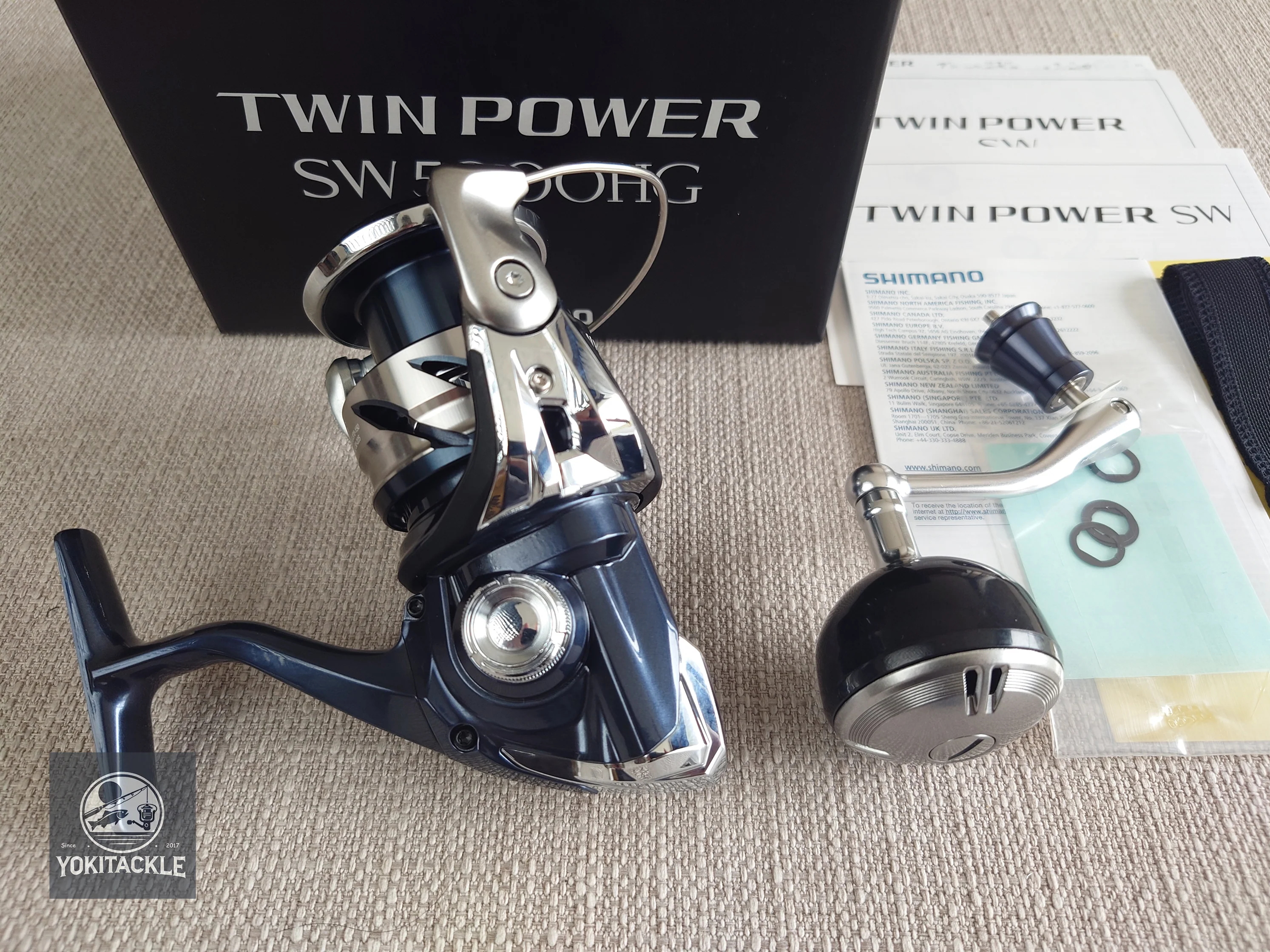 Brand New Shimano 21 TWIN POWER SW 5000HG Spinning Reel - Image 2