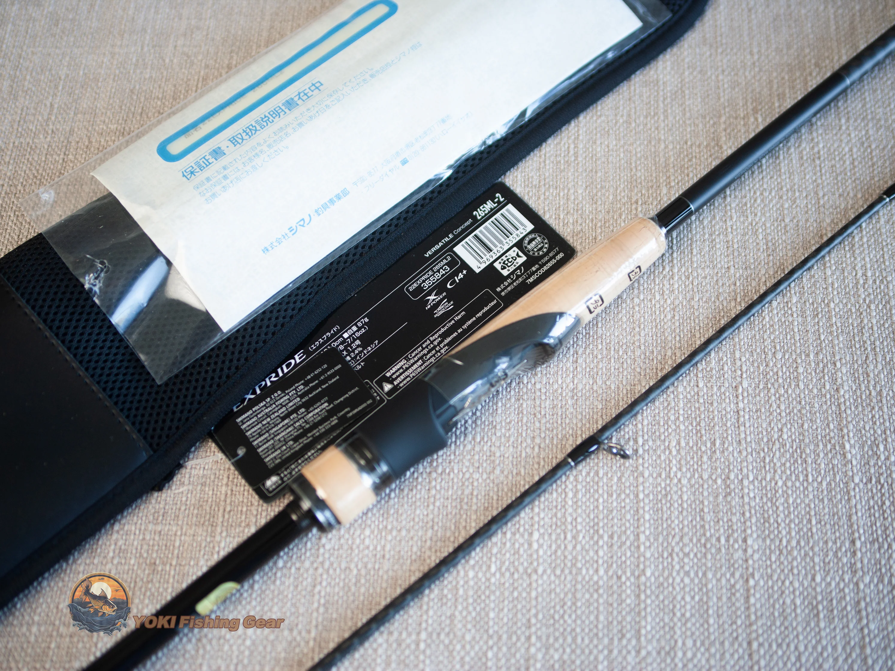 Brand New Shimano 22 Expride 265ML-2 Spinning Rod for Bass - Image 3