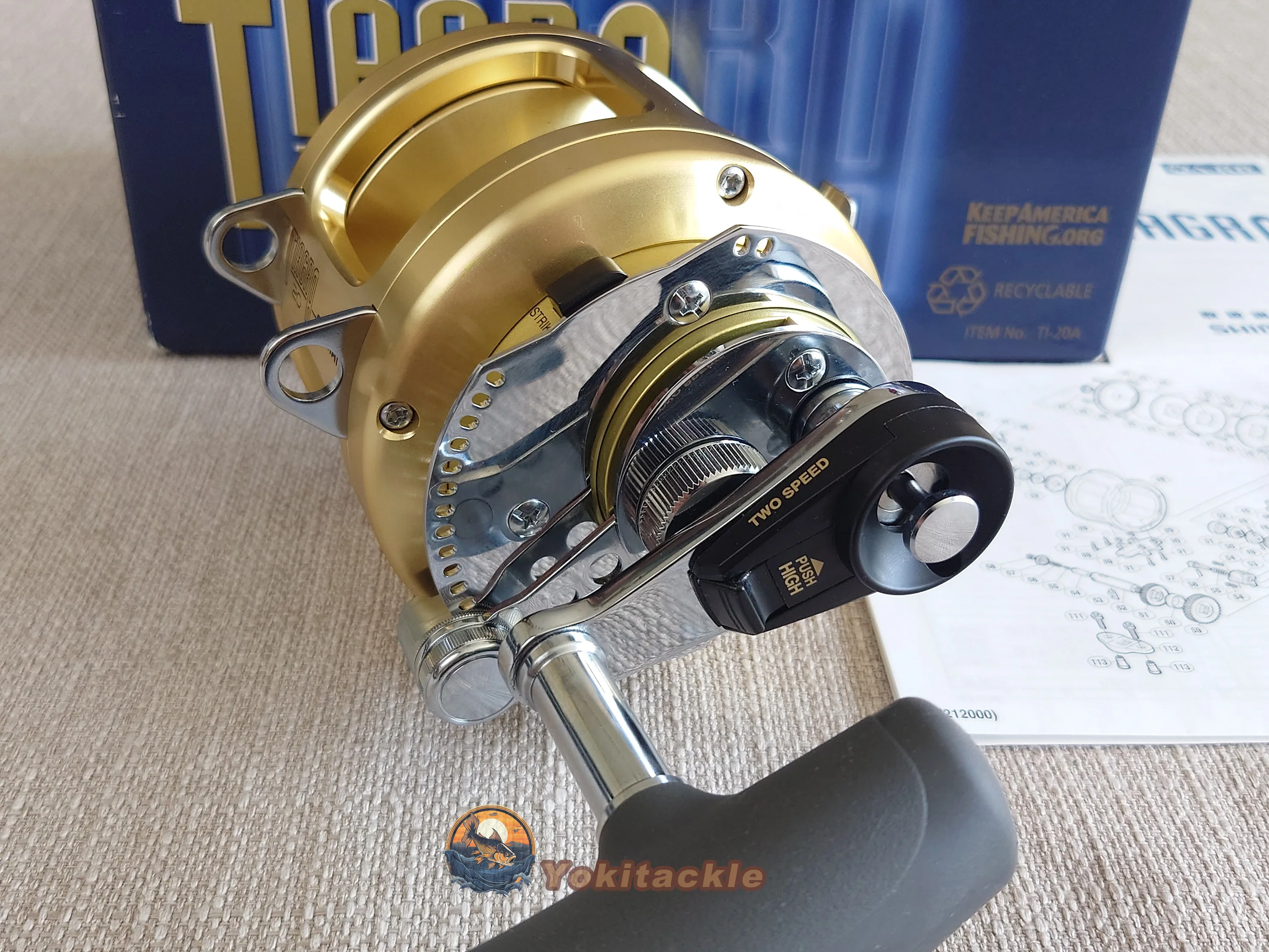 Brand New  Shimano TIAGRA 20A Big Game Reel - Image 3