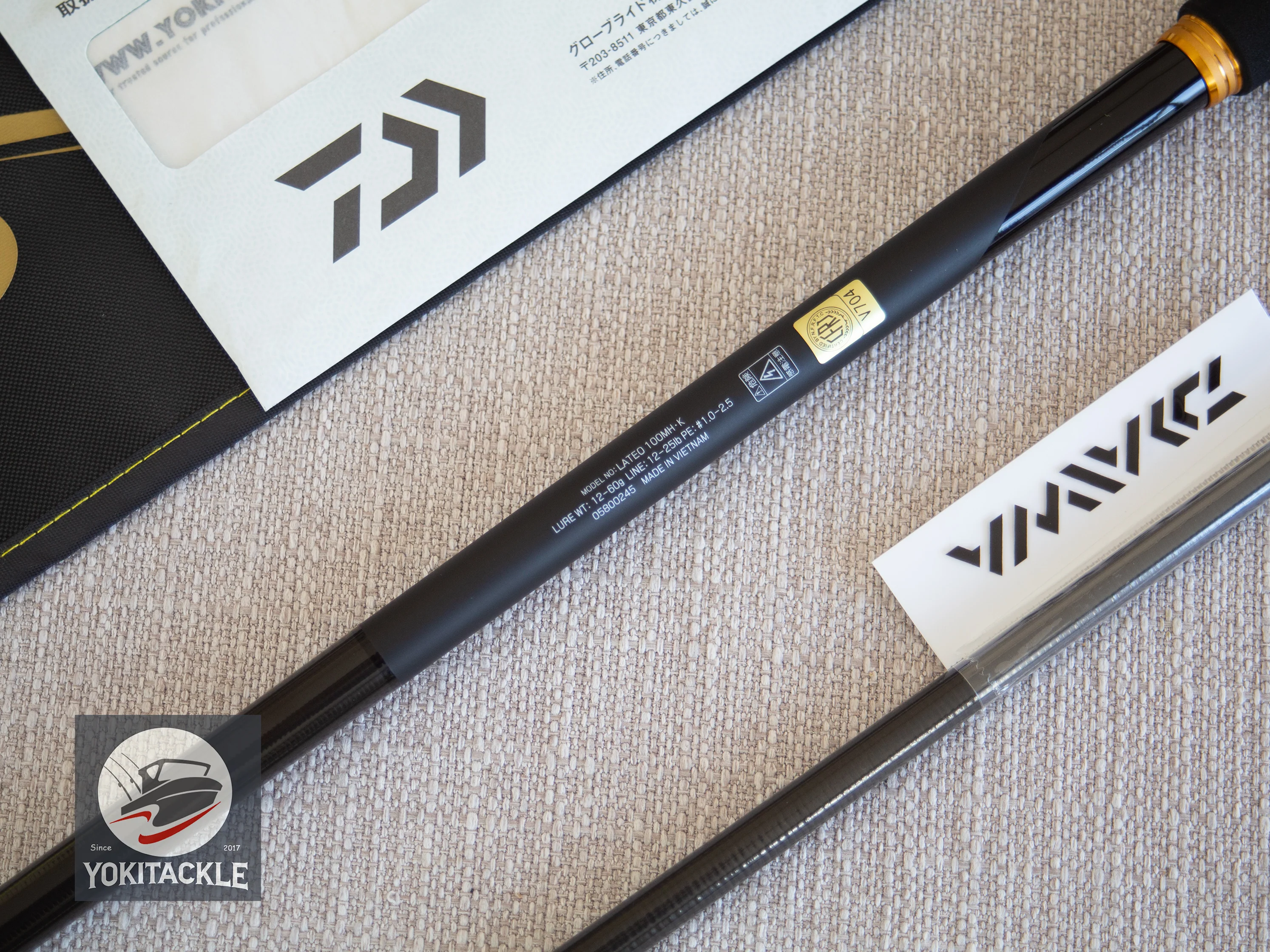 Brand New Daiwa 24 LATEO 110MH-K Spinning Rod - Image 5