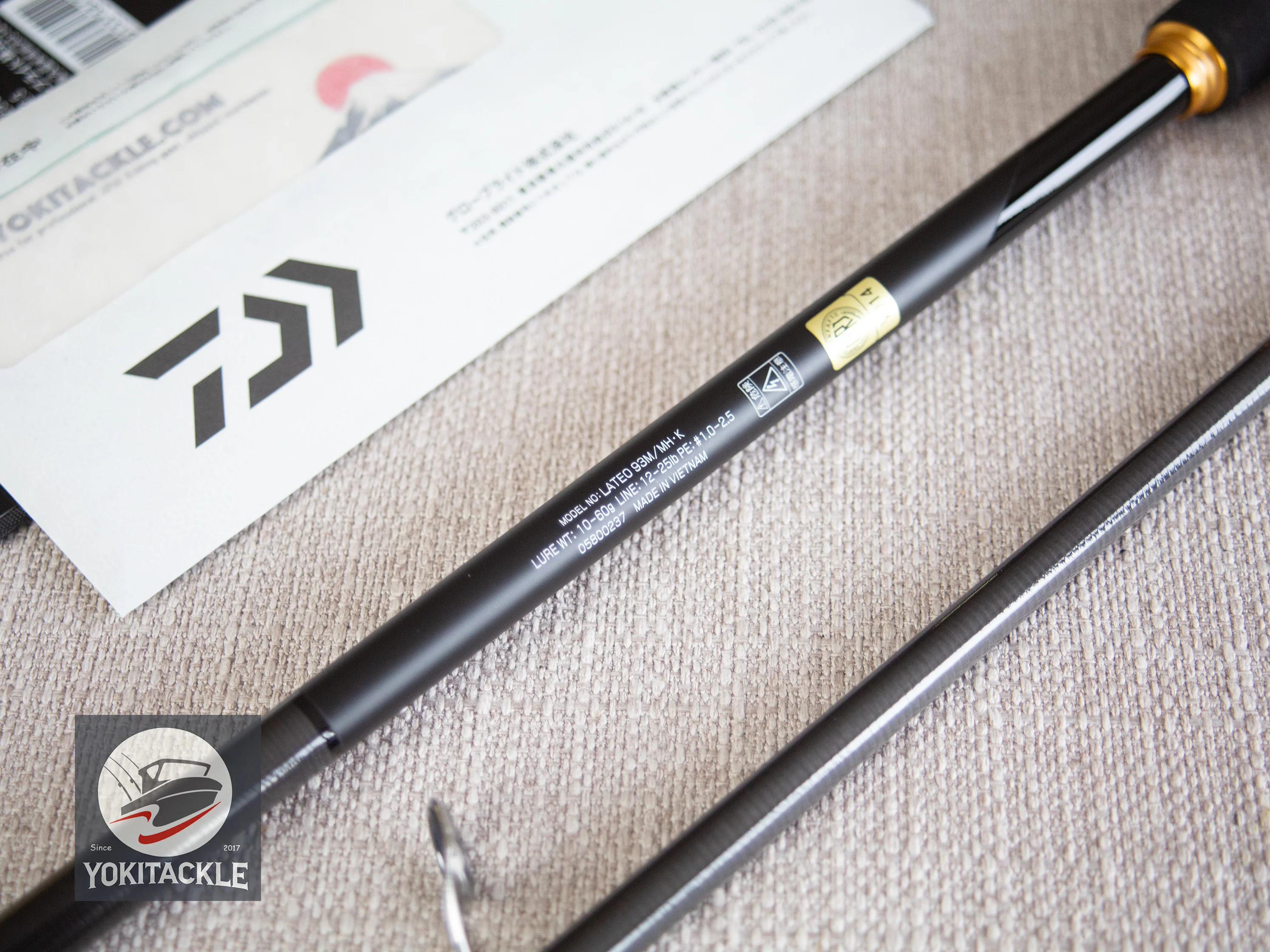 Brand New Daiwa 24 LATEO 93M/MH-K Spinning Rod - Image 4