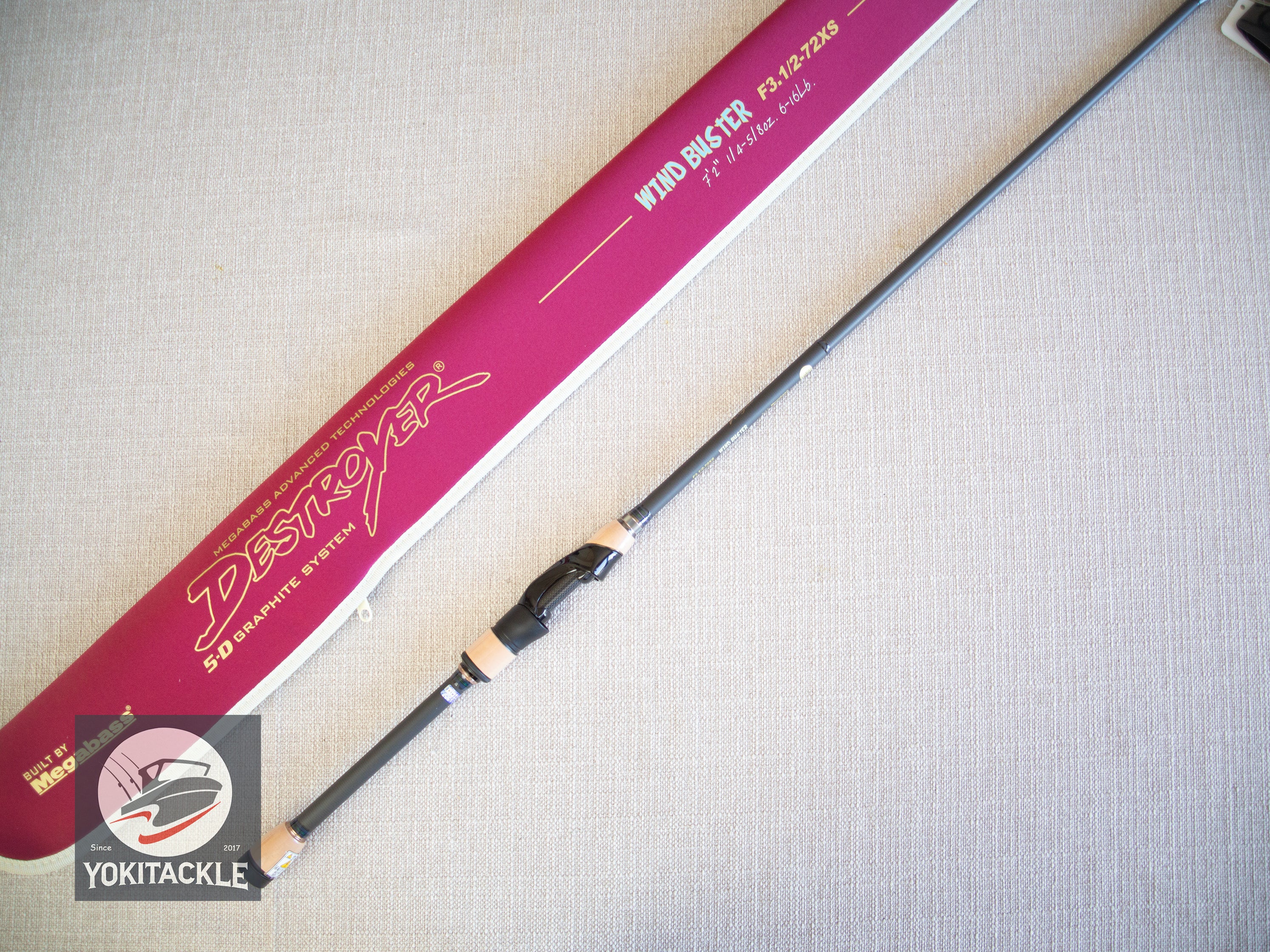 Brand New Megabass DESTROYER F3.1/2-72XS WIND BUSTER Spinning Rod for Bass - Image 5