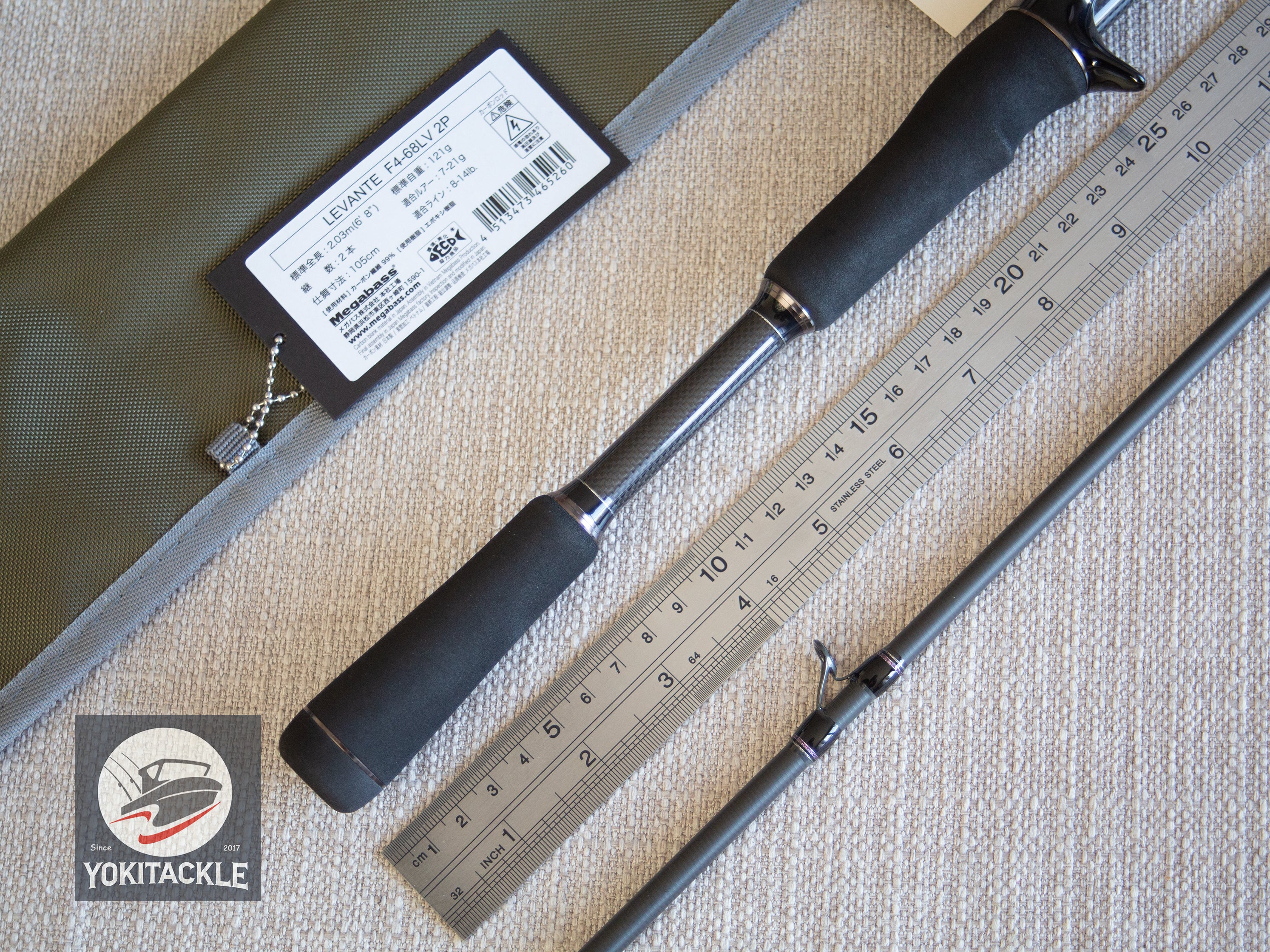 Brand New Megabass LEVANTE JP F4-68LV 2P Baitcasting Rod - Image 5