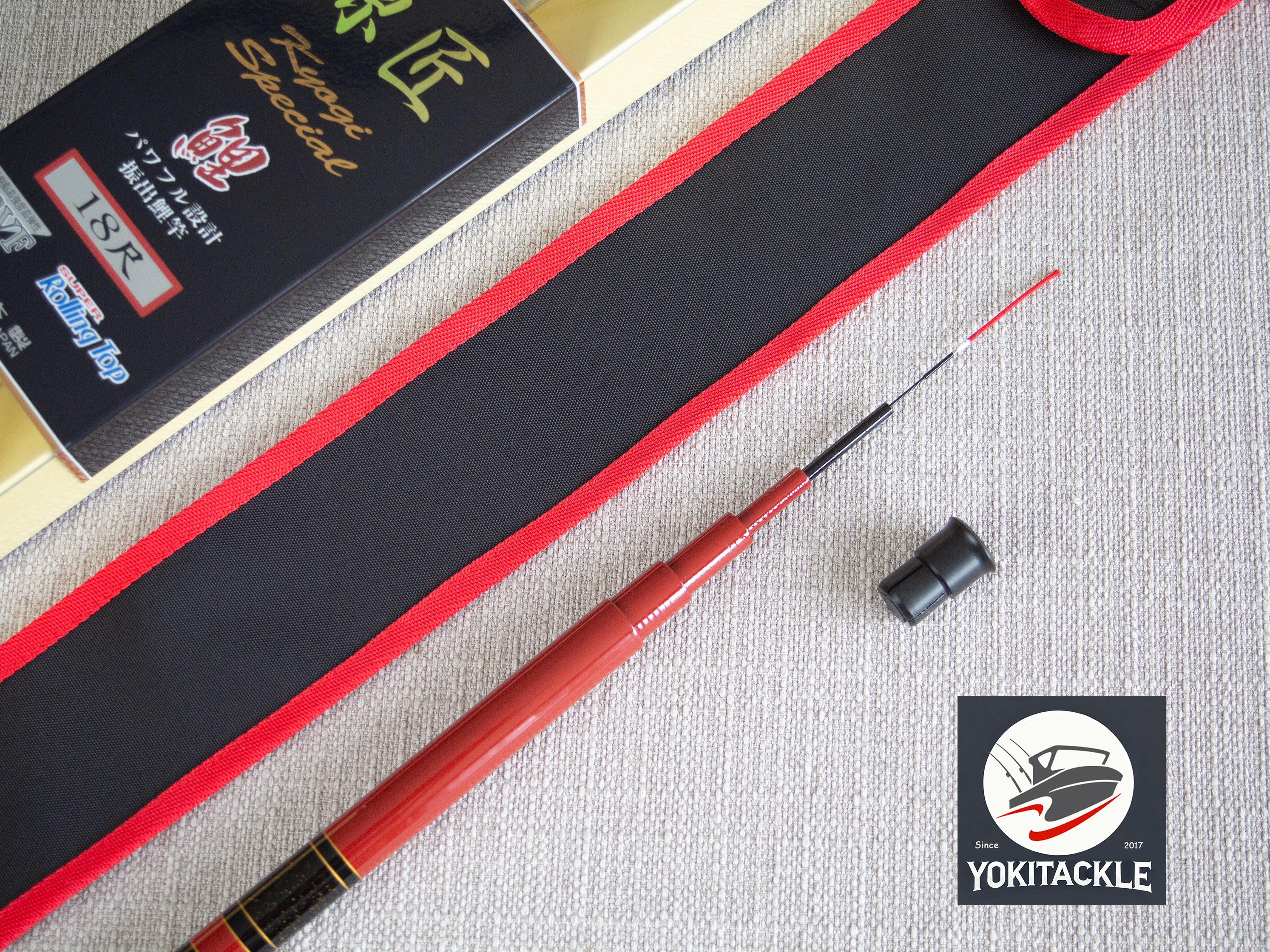 Brand New Nissin Uzaki Spirit Gensho Koi Competition SP 18 ft  Rod - Image 6