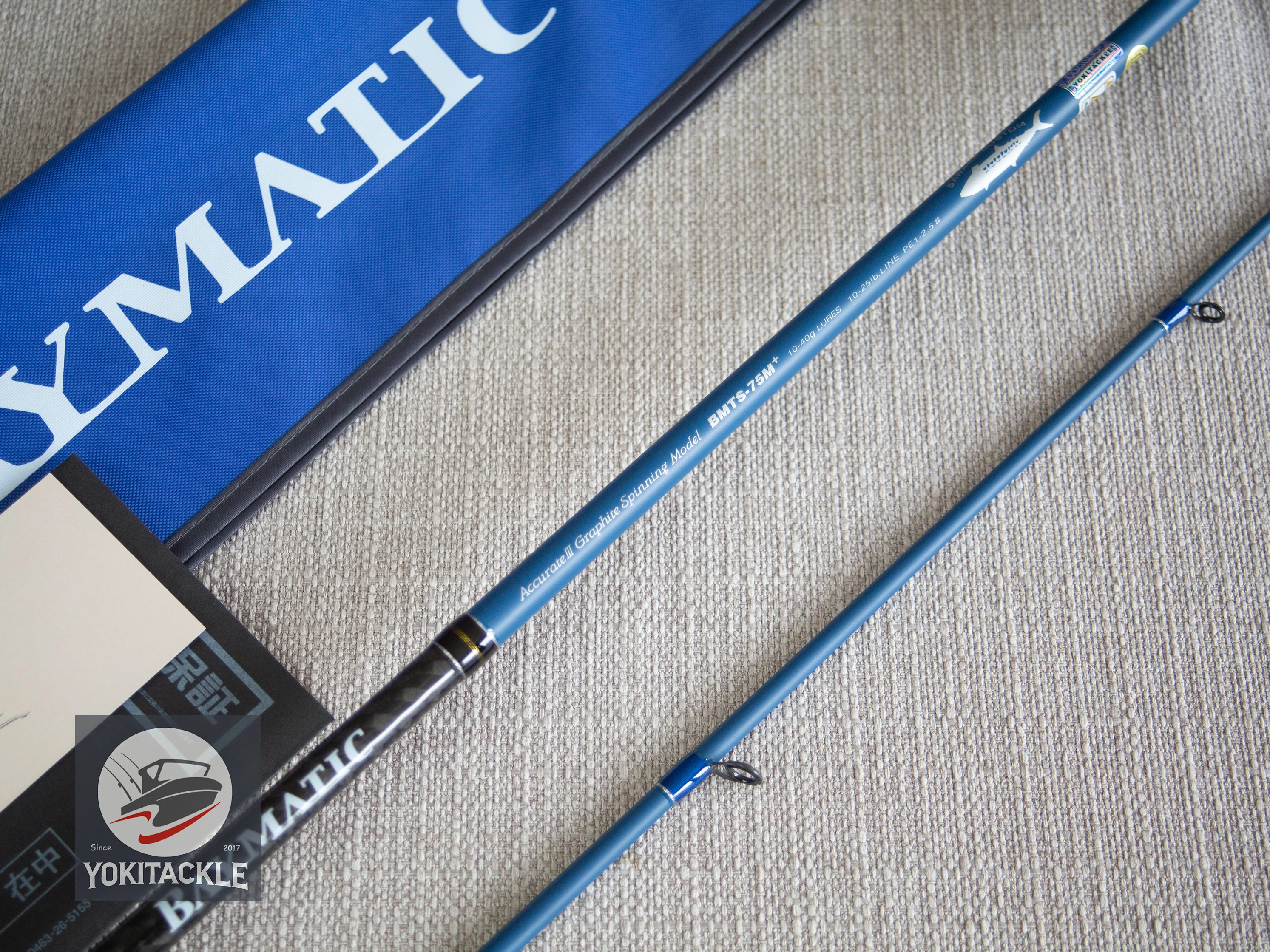 Brand New PALMS Baymatic BMTS-75M+ AccurateⅢ Graphite Spinning Rod - Image 6