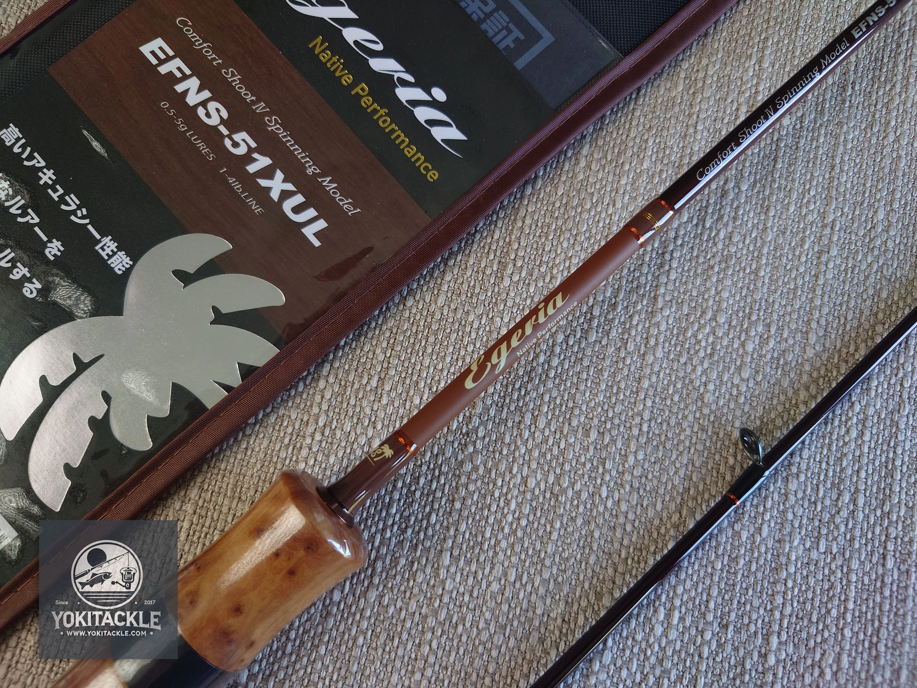 Brand New PALMS Egeria NATIVE PERFORMANCE EFNS-51XUL Comfort Shoot Ⅳ Spinning Rod - Image 3