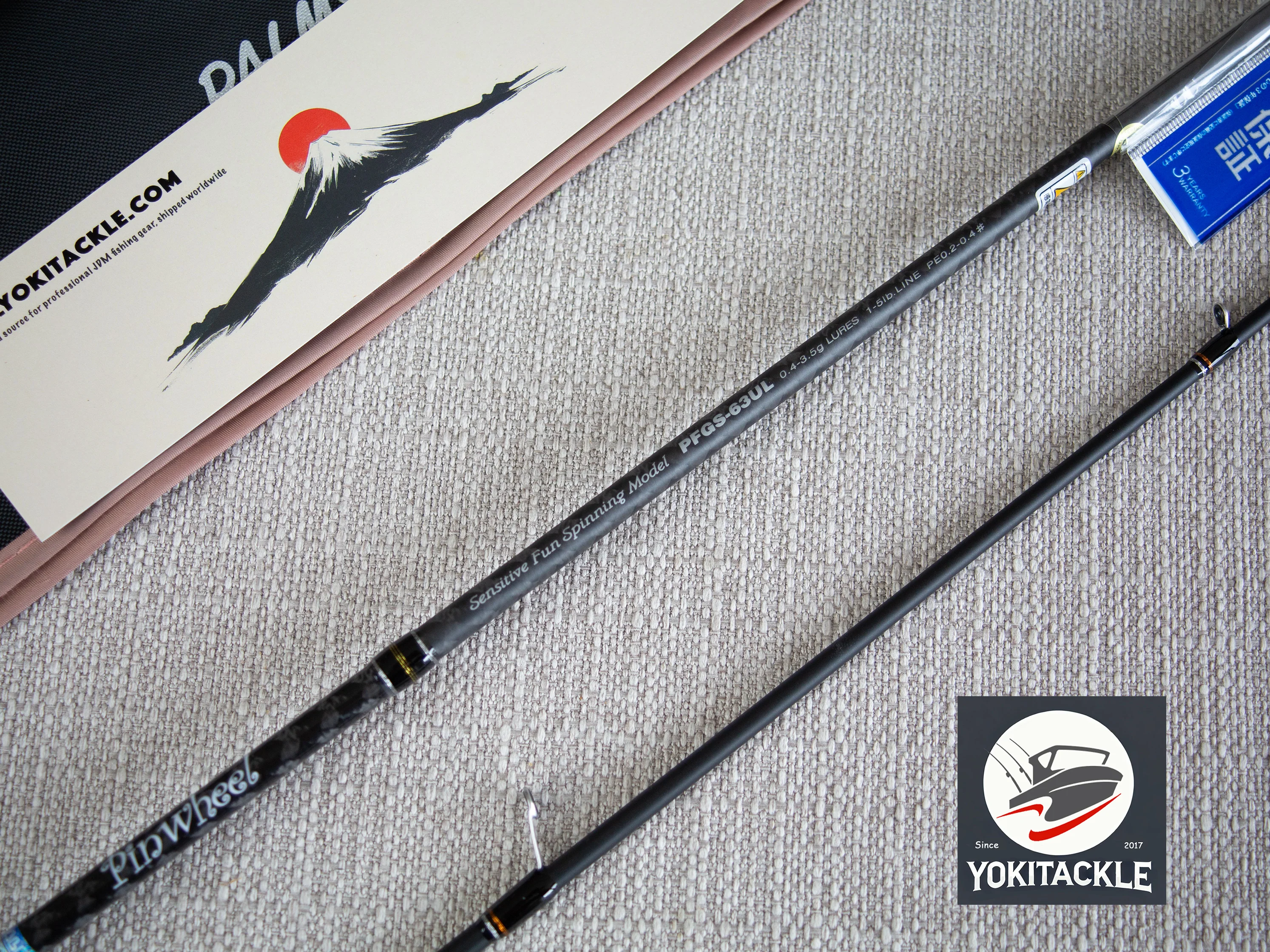 Brand New PALMS Pinwheel PFGS-63UL Spinning Rod - Image 6