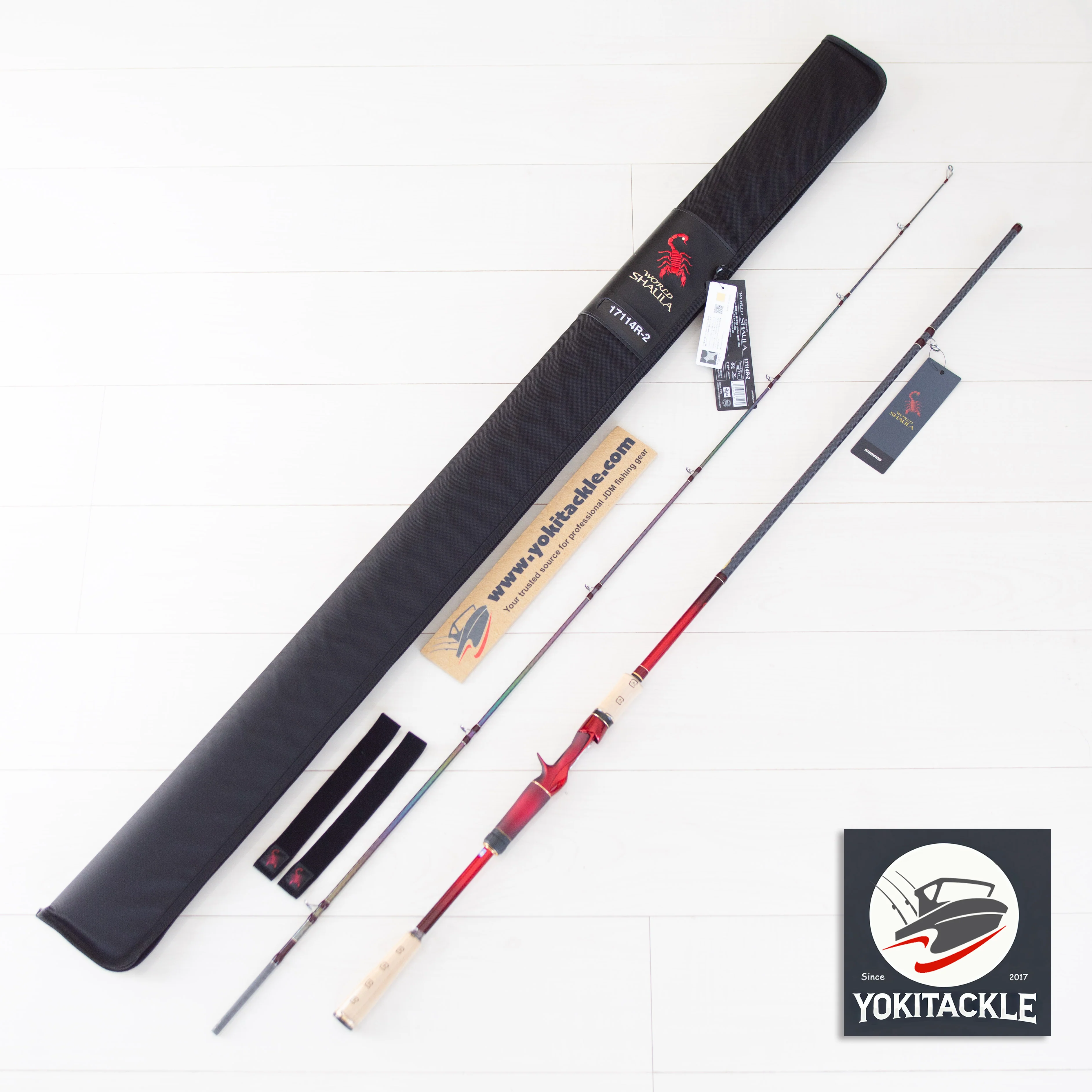 Brand New Shimano 18 WORLD SHAULA 17114R-2 Spinning Rod for Bass