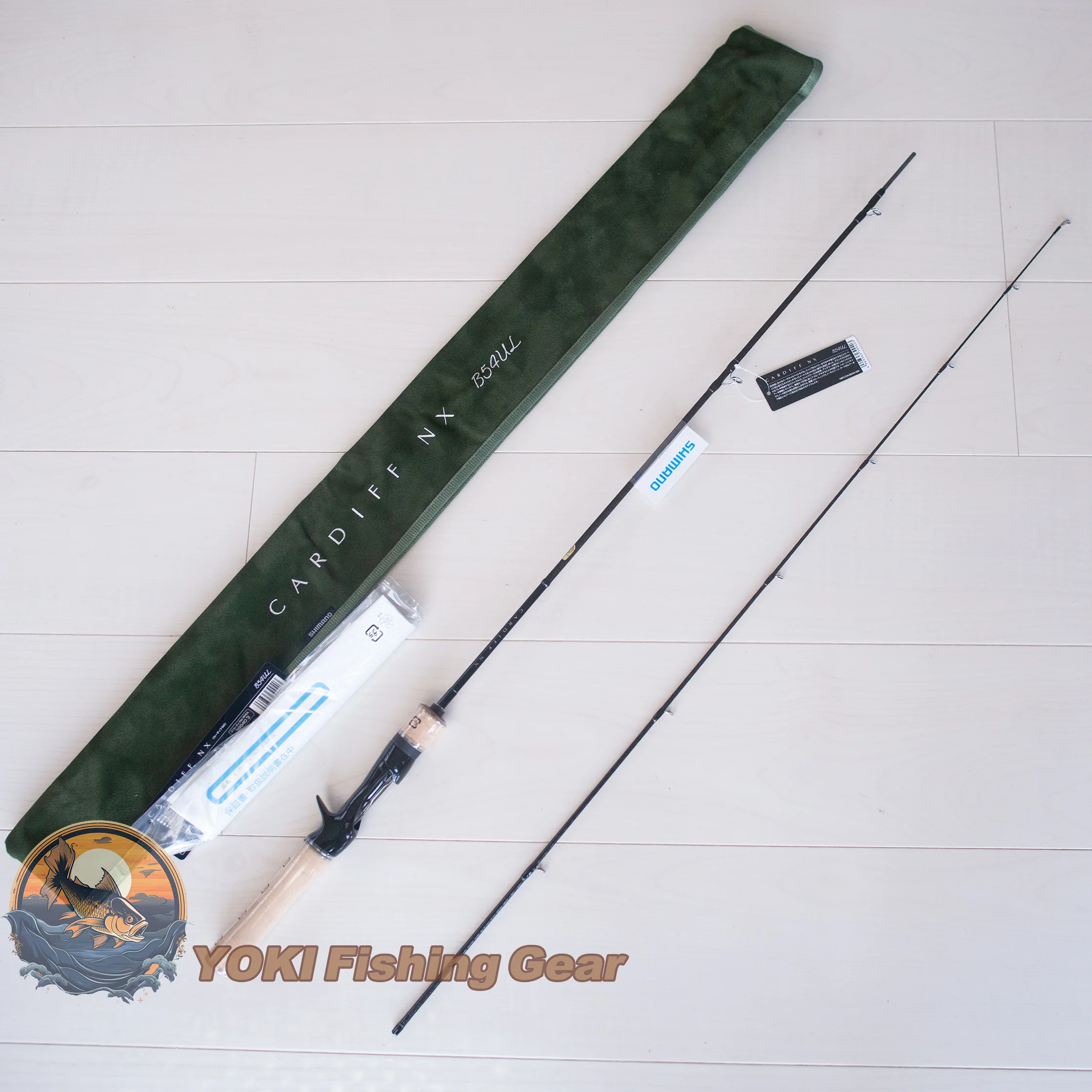 Brand New Shimano 21 Cardiff NX B83ML Baitcasting Rod for Trout