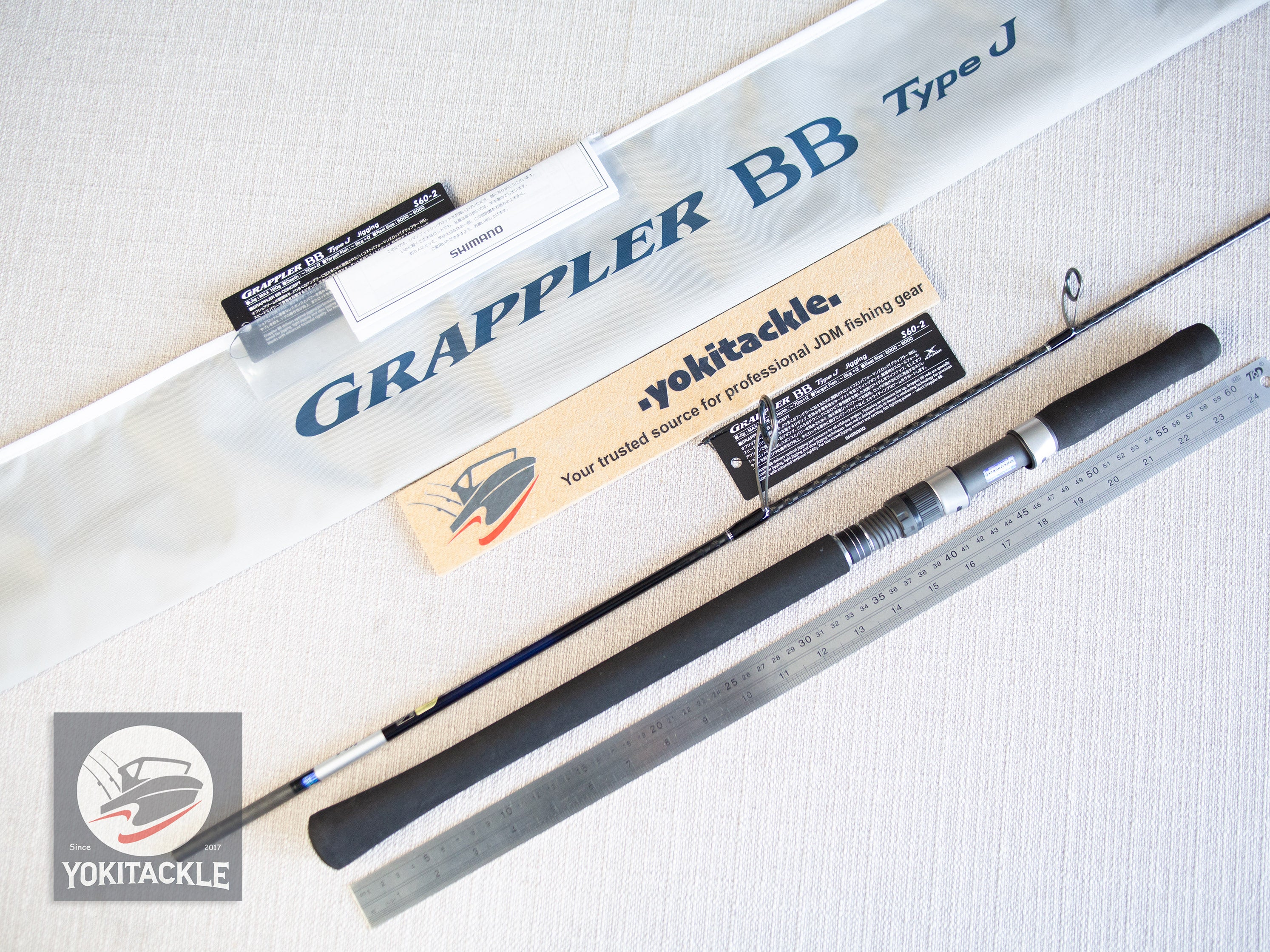 Brand New Shimano 21 GRAPPLER BB Type-J S60-2 Grip Joint Spinning Rod - Image 2