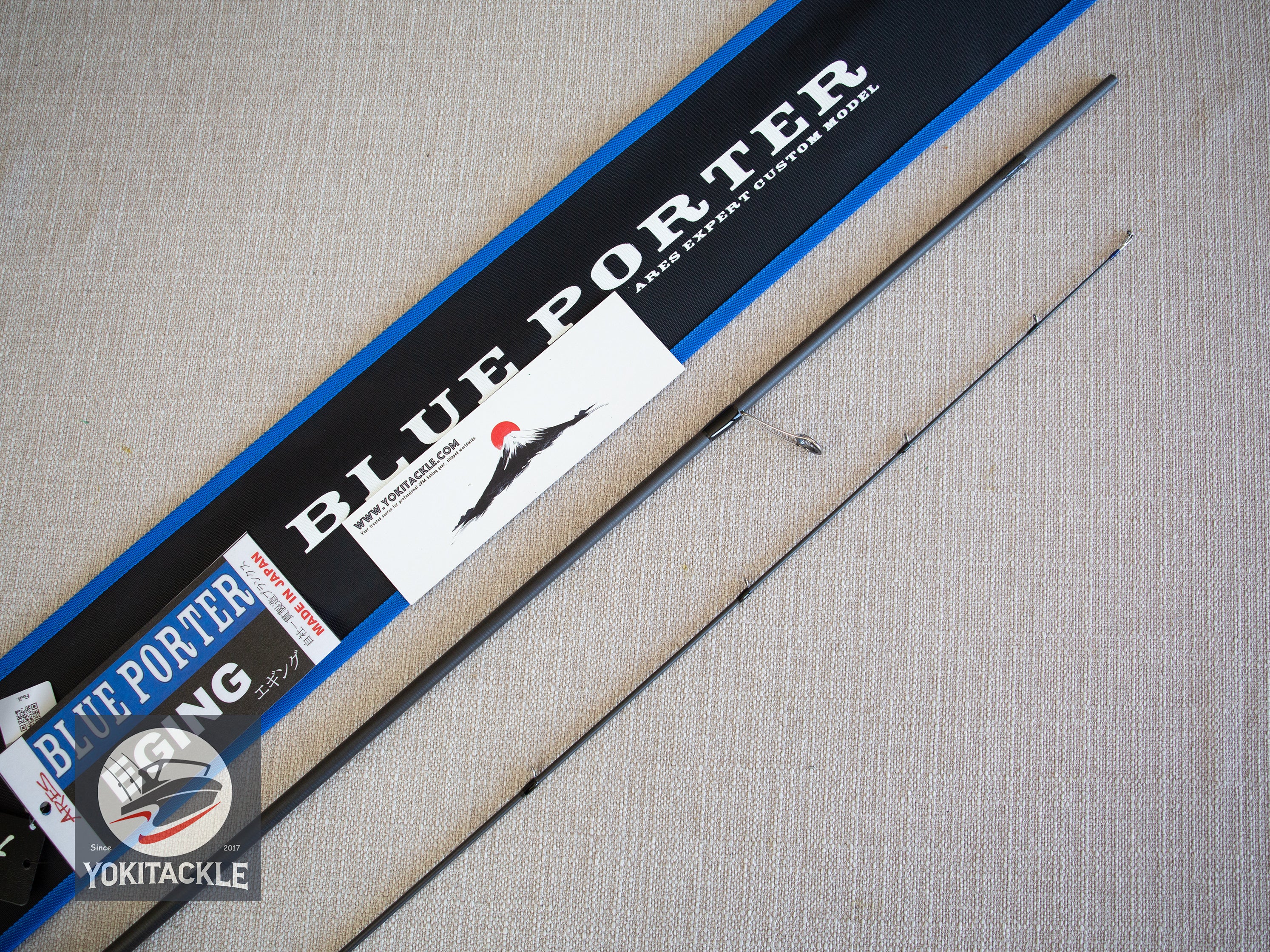 Brand New UZAKI NISSIN Ares Blue Porter EG 8.6-L Eging Spinning Rod - Image 8