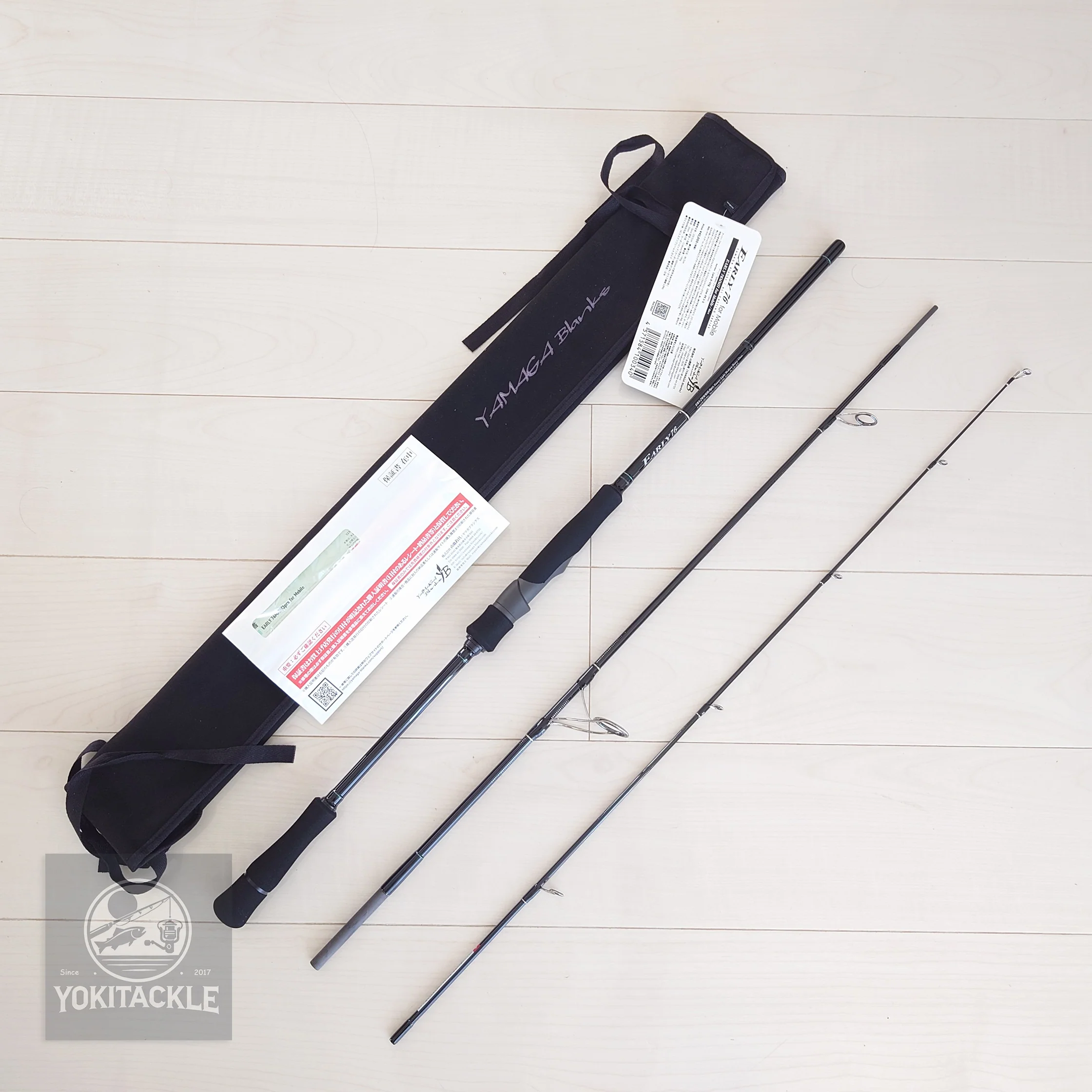 Brand New YAMAGA Blanks EARLY 76MMH/3pcs Spinning Rod